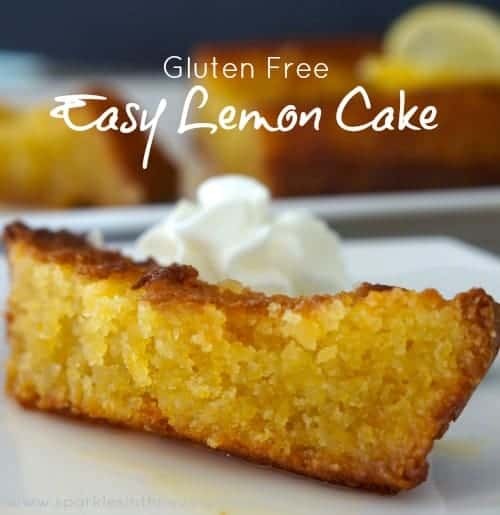 Gluten Free Easy Lemon Cake!! - Sparkles in the Everyday!