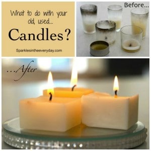 What to do with your old, used candles?