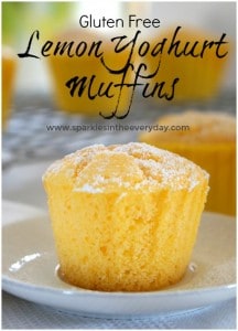 Gluten Free Lemon Yoghurt Muffins!